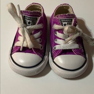 Purple toddler converse